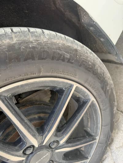 Radial Tyre and Rim 195/60 R16