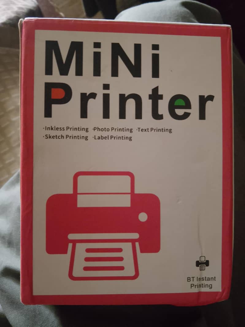 mini printer inkless 3