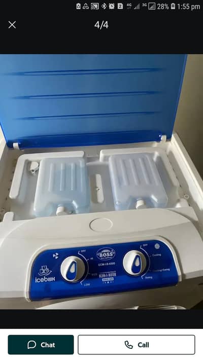 Boss Air Cooler with 4 Ice Pads