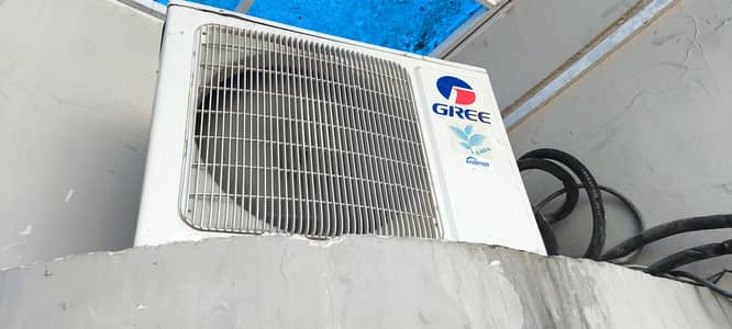 good running condition gree inverter 1 ton ac heat and cool