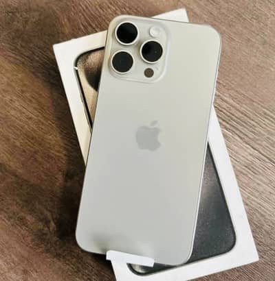 15 pro max 256GB LIKE A brand new condition 78% health with box & cabl