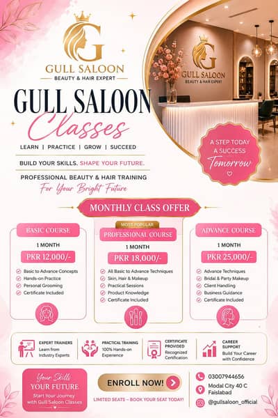 saloon work Training & Practice