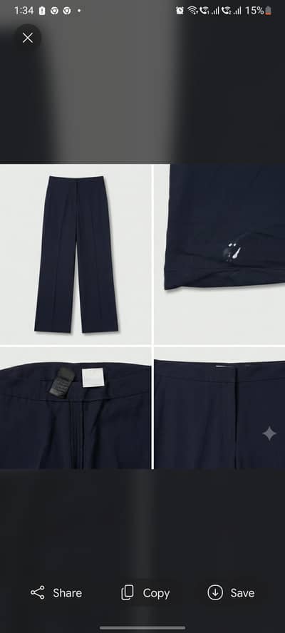 Formal Wide-Leg Trousers | Office Wear,W_30