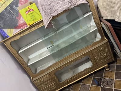 Original wooden showcase
