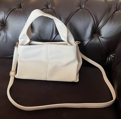 White Handbag