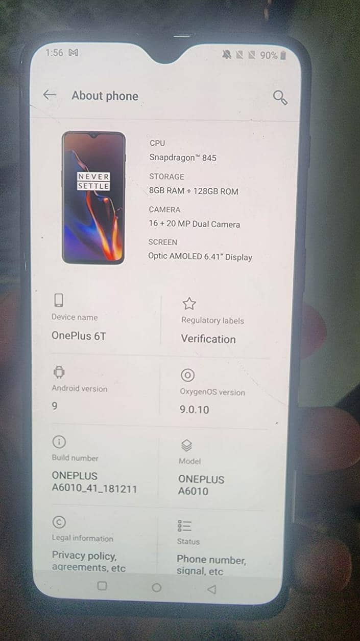 One Plus 6T 3