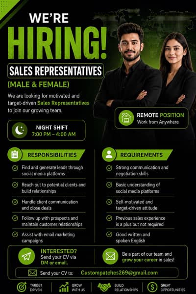 Sales representatives online social media marketing