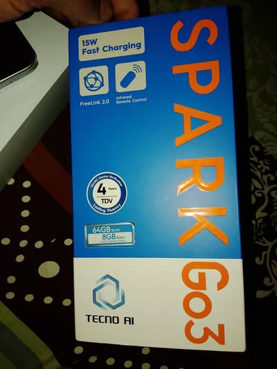 Tecno spark go 3 10/10 condition