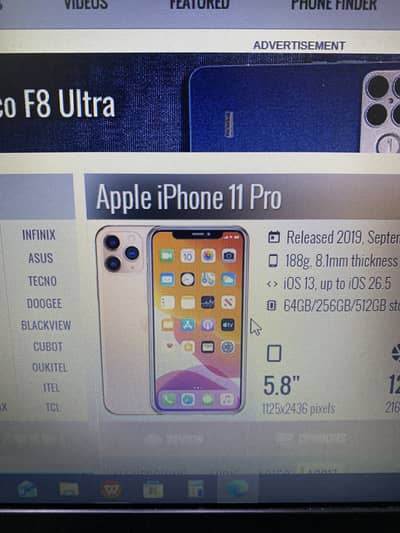 Iphone 11 pro max non pta jv 64 Contect 03230439642