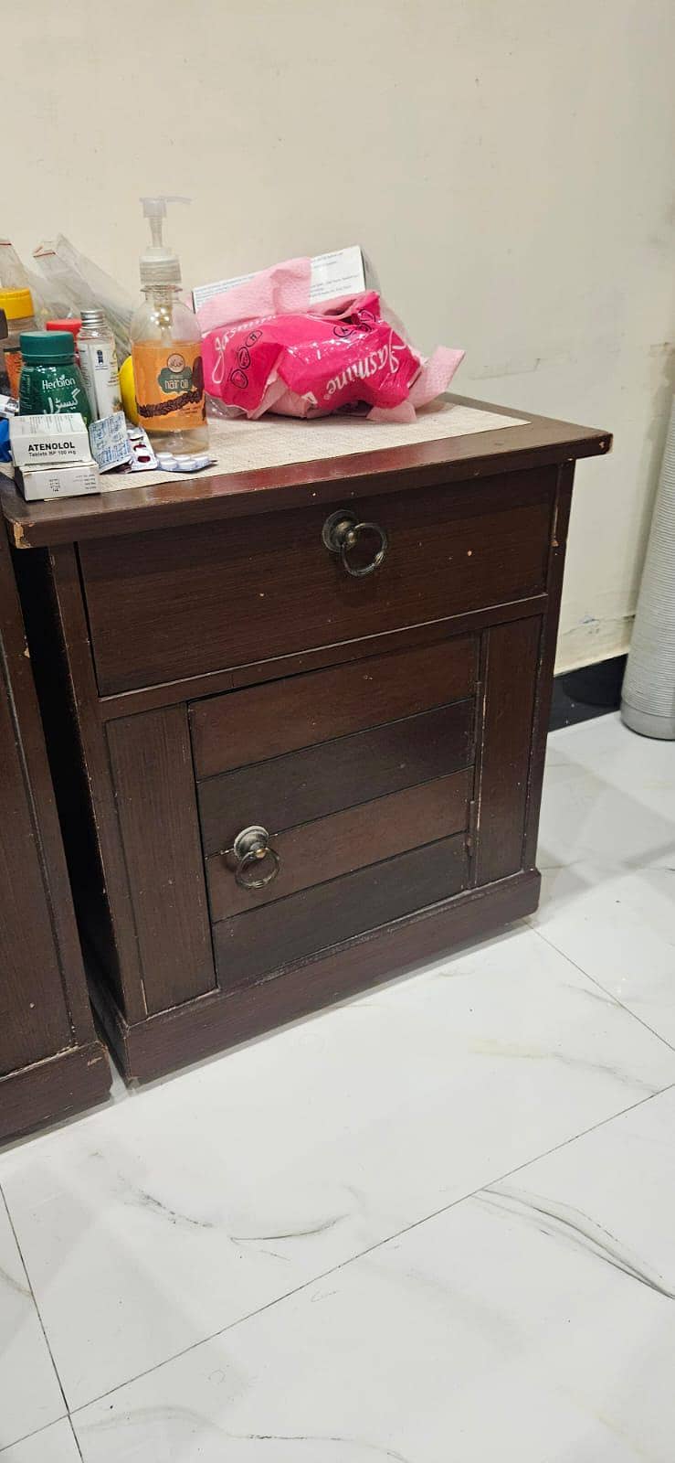 Bed With Side table Dressing 0