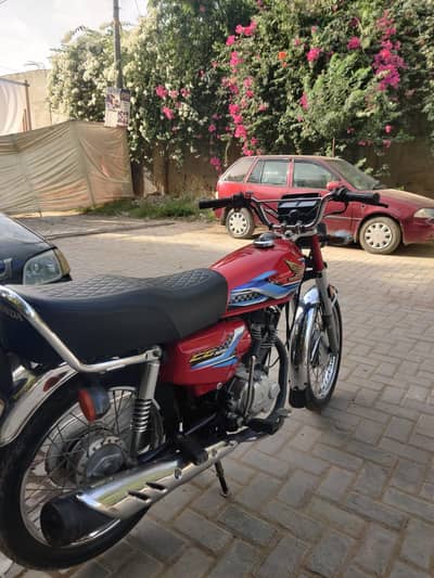 CG Honda 125 Karachi number