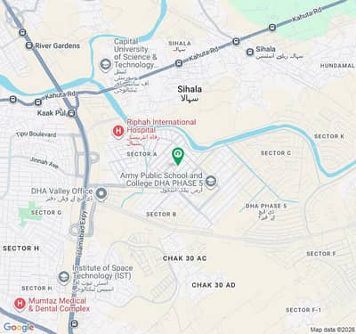 500 Sq Yards Plot for Sale in SECTOR B DHA Phase 5 Islamabad, | Near Expressway