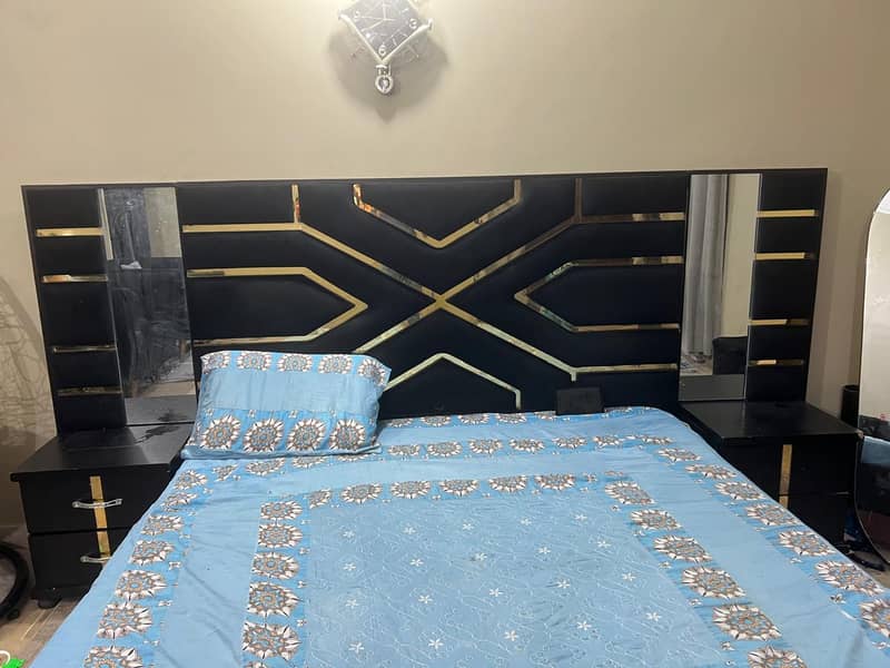 bed with side table 50,000 0