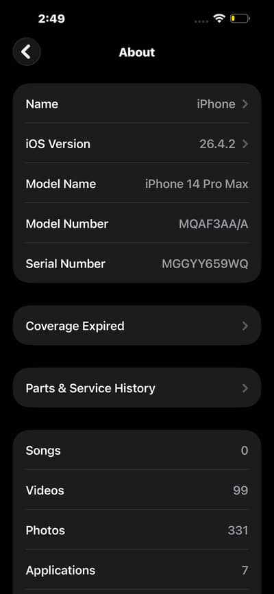 Apple iPhone 14 Pro Max