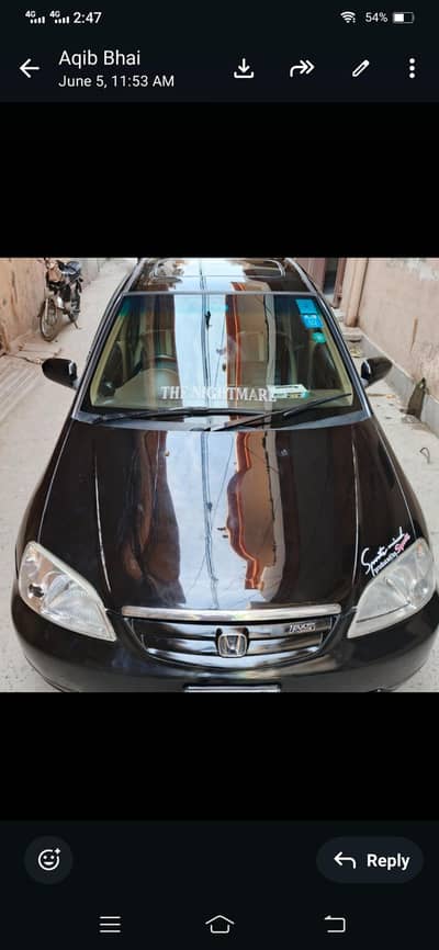 Honda Civic VTi Oriel Prosmatec 2003