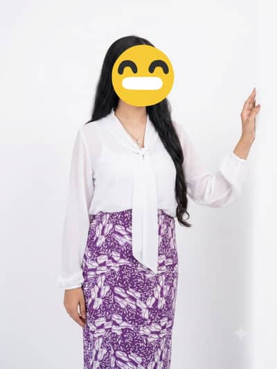 casual skirt and shirt