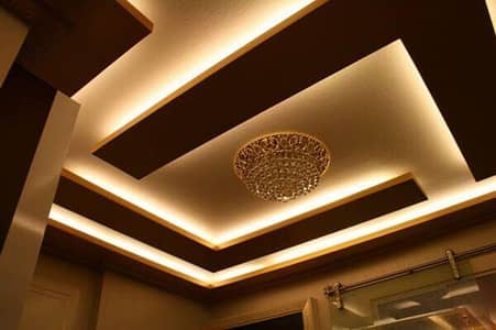 Gypsum ceiling-False ceiling-Spanish work-Office room ceiling-Ceiling