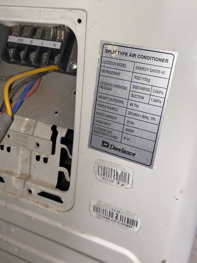Dawlance 2 ton  Split AC 5