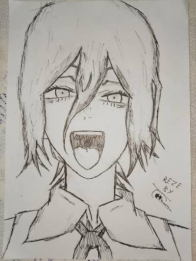 Anime Characters Sketches Fully Hand Maded Whatsapp number 03262534325