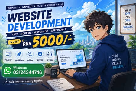 Professional Website Banwayein — Sirf 5,000 Mein