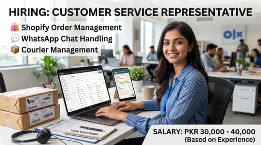 Hiring a customer support representative for E-commerce store