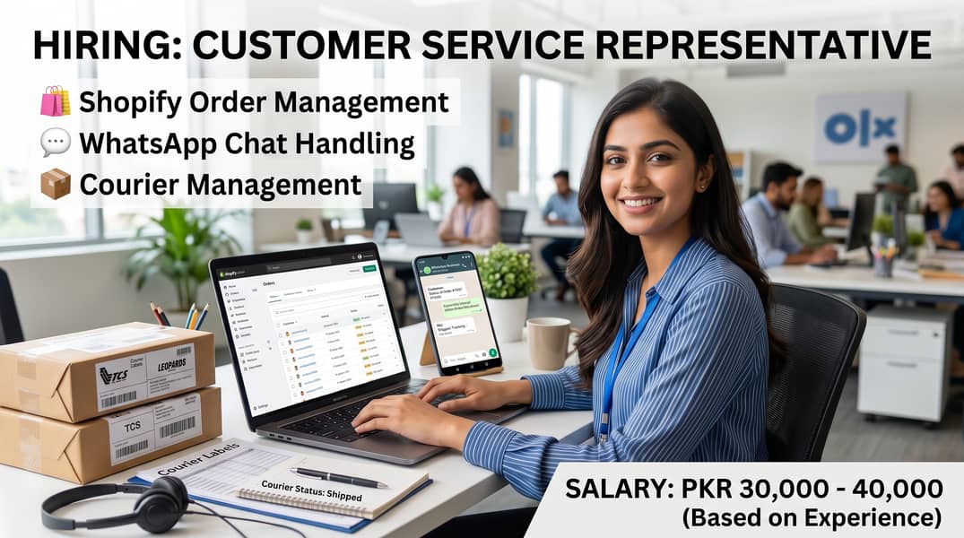 Hiring a customer support representative for E-commerce store 0