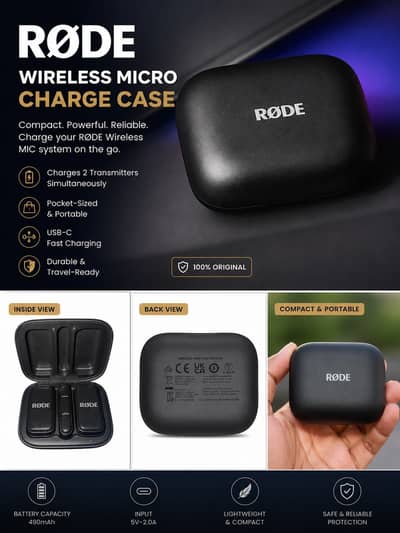 RØDE Wireless Micro Charge Case – Excellent Condition, Original