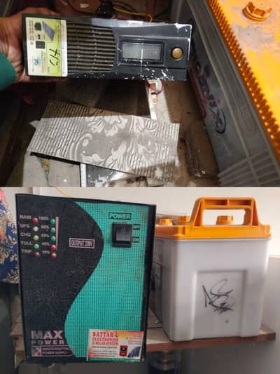 Branded ups with battery
