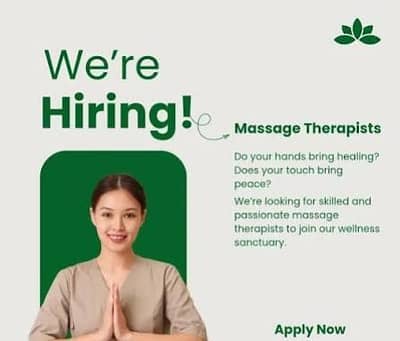 Hiring Open Minded Females for Spa Work Rwp/Isb
