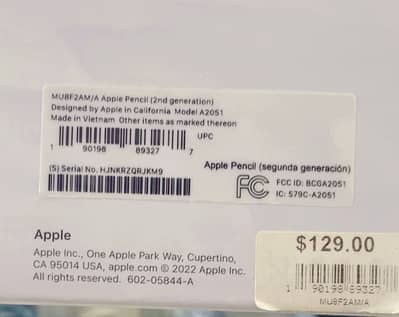 Apple pencil 2