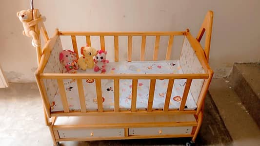 Kids Baby Jhoola Swing Wood-made