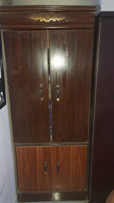 a two door wooden single cupboard for sale!!!