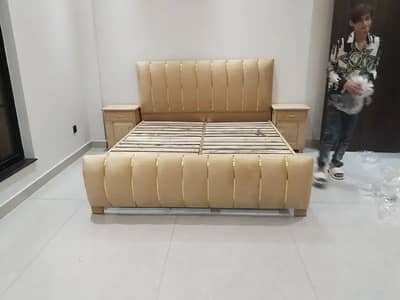 Poshish Double Bed/Double Bed Set/Bed Side Tables/Furniture
