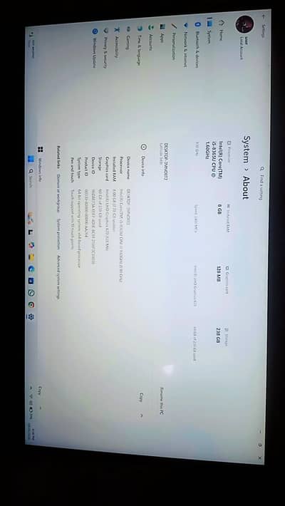 Dell Latitude 5400 CORE i5 8th Gen 8gb ram 256 Gb Ssd Touch Screnn