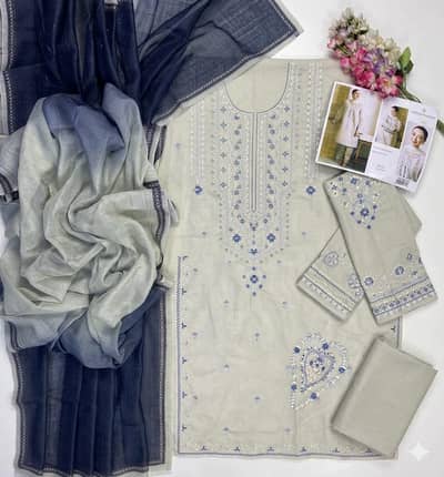 ZARA-SHAJAHAN* lawn embroidered hit code unstitched 3pc