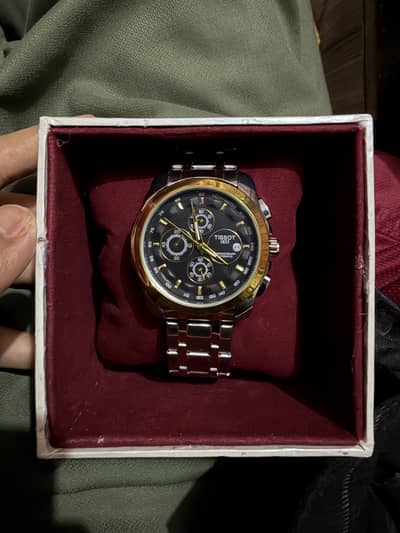 Men's Watch - Tissot Inspired Replica | Brand New | Silver Golden