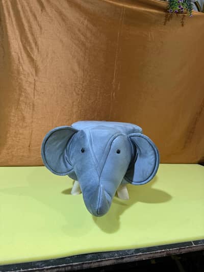 Kids Elephant Velvet Stool 0311 6677991