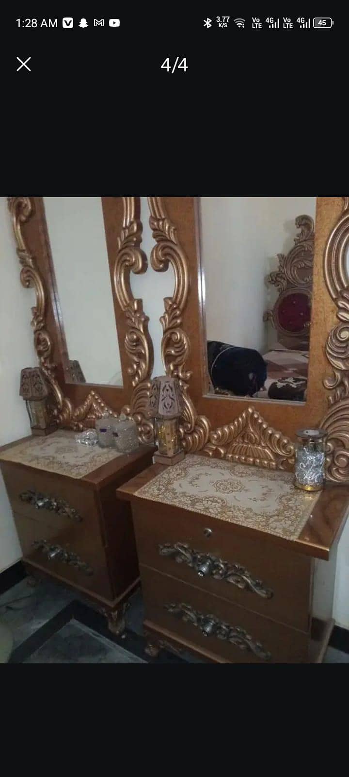 Bed with side tables 2