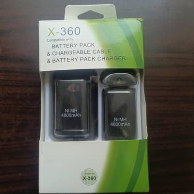 Xbox 360 Battery Charger With Batteries