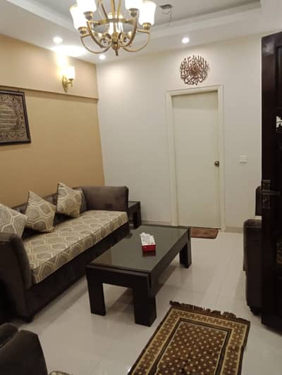 120 Square Yard 2 Bed DD West Open Flat Available On 2nd Floor With Roof Sweet Line Water No Load Shedding Vip Block 7 , Gulistan E Johar