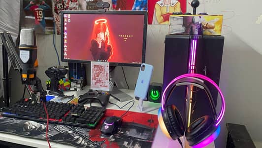 Gaming setup RGB everything included (exchange possible)