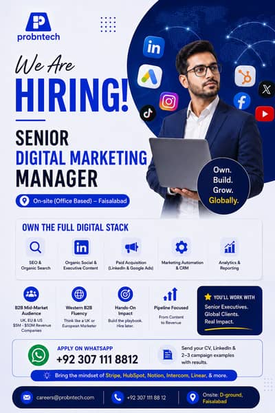 Senior Digital Marketing Manager
