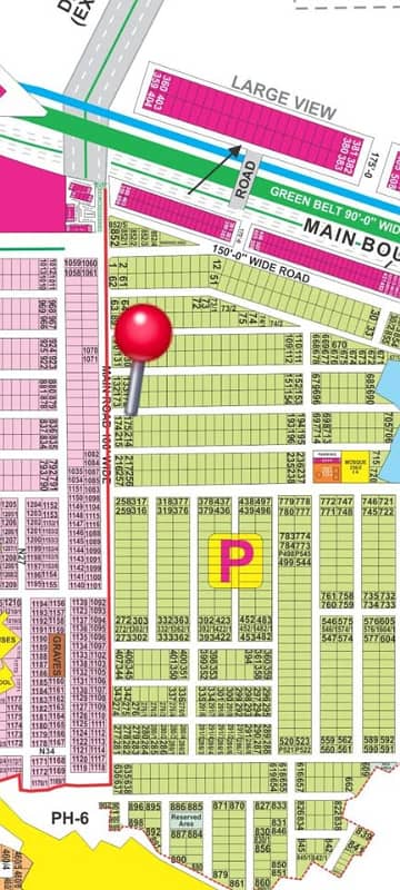 1 kanal Plot For Sale At DHA Phase 7 Sector P