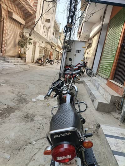 honda cg125 black