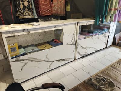 2 Elegant wooden counter ready for Sale - Good Condition