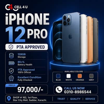 Apple iPhone 12 Pro 128GB official PTA approved | all colors available