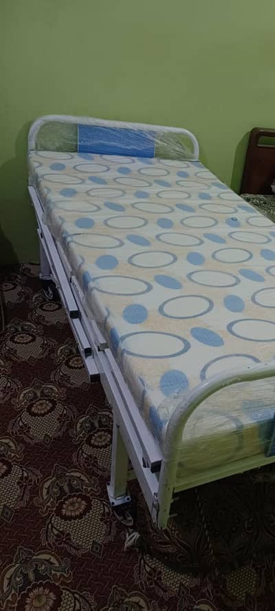 patient bed with new mattress