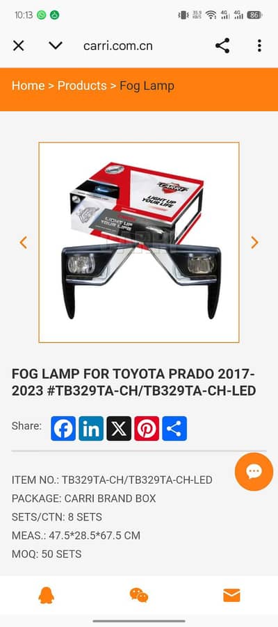 Pardo Fog light