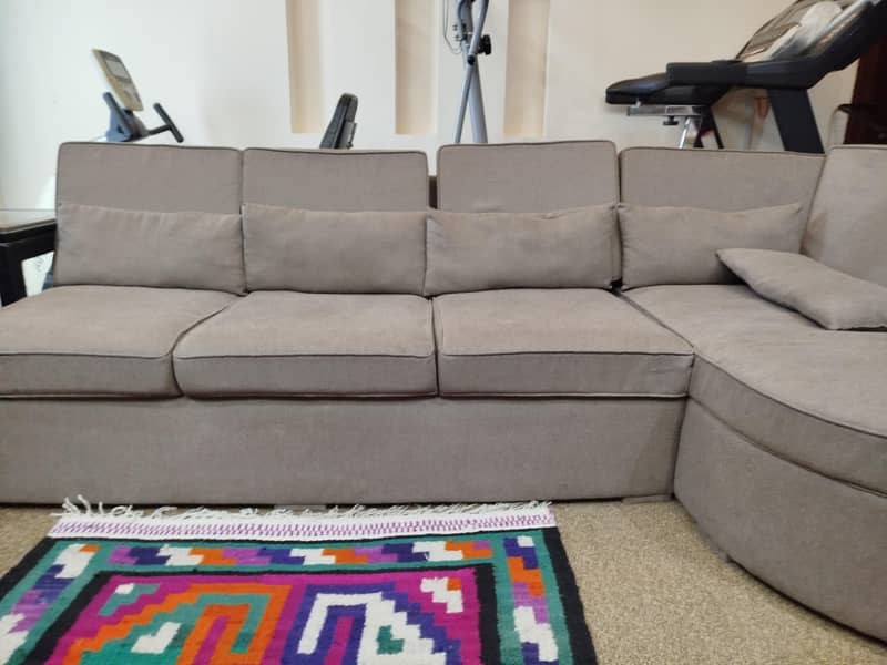 Premium 7-Seater L-Shape Corner Sofa Set – Excellent Condition 2