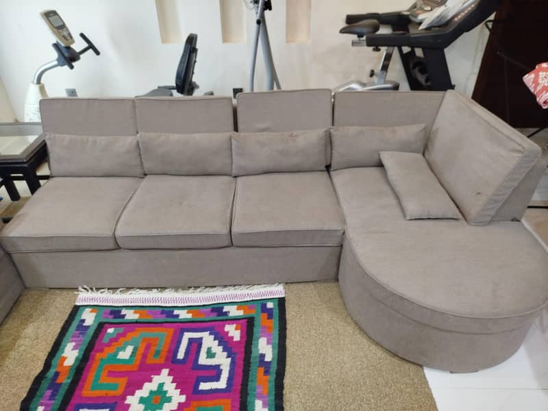 Premium 7-Seater L-Shape Corner Sofa Set – Excellent Condition 3